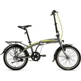 Bisan FX 3500-NX3 32 cm V 20 Jant NEX.3 Vites Metalik Gri Sarı Katlanır Bisiklet