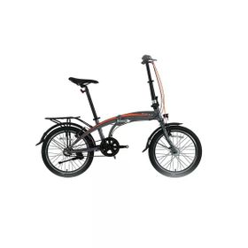 Bisan FX 3500-NX3 32 cm V 20 Jant NEX.3 Vites Metalik Gri Turuncu Katlanır Bisiklet