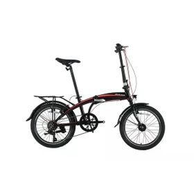 Bisan FX 3500-Tourney 32 cm V 20 Jant 7 Vites Siyah Kırmızı Katlanır Bisiklet