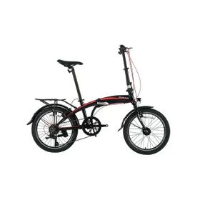 Bisan FX 3500-Tourney 32 cm V 20 Jant 7 Vites Siyah Kırmızı Katlanır Bisiklet
