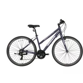 Bisan Guida 45 cm V 28 Jant 21 Vites Metalik Gri Mavi Beyaz Kadın Şehir Bisikleti