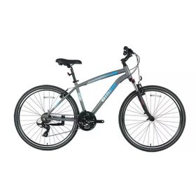 Bisan Guida Amt 52 cm V 28 Jant 21 Vites Gri Mavi Erkek Şehir Bisikleti