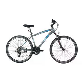 Bisan Guida Amt 52 cm V 28 Jant 21 Vites Gri Mavi Erkek Şehir Bisikleti