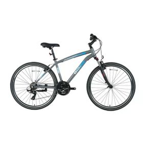 Bisan Guida Amt 52 cm V 28 Jant 21 Vites Gri Mavi Erkek Şehir Bisikleti