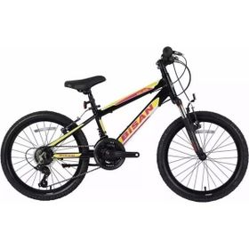Bisan Kdx 2600 28 cm V 20 Jant 21 Vites Mat Siyah Sarı Pembe Kız Çocuk Bisikleti