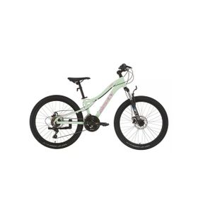 Bisan Kdx 2800-D 24 Jant 21 Vites 30 cm Kadro Mint Yeşil Pembe Dağ Bisikleti