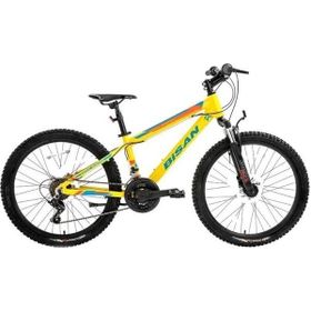 Bisan KDX 2900 32 cm V 24 Jant 21 Vites Cat Sarı Mavi Turuncu Antrasit Gri Mavi Dağ Bisikleti