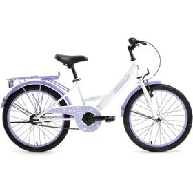 Bisan Kitty 30 cm V Fren 20 Jant Vitessiz Beyaz Lila Çocuk Bisikleti