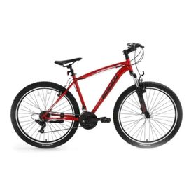 Bisan Leon 48 cm V 29 Jant 21 Vites Bayrak Kırmızısı Siyah Dağ Bisikleti