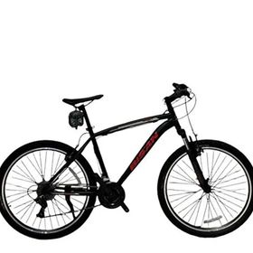 Bisan Leon 48 cm V 29 Jant 21 Vites Mat Siyah Kırmızı Erkek Dağ Bisikleti