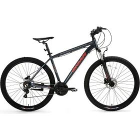 Bisan Leon V 26 Jant 46 cm Mat Siyah Kırmızı Dağ Bisikleti