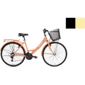 Bisan Lotus 44 cm V 26 Jant 21 Vites Mat Siyah Gold Kadın Şehir Bisikleti