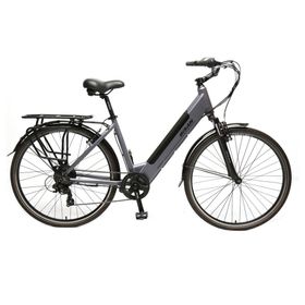 Bisan Moon 47 cm / M Metalik Gri Siyah Elektrikli Bisiklet