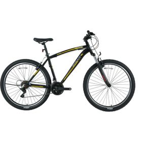 Bisan MTS 4600 21 Vites 27.5 Jant V-Fren MTB Siyah Sarı 19 inç 48 cm Antrasit Siyah Dağ Bisikleti