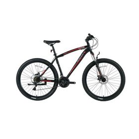 Bisan MTS 4600 46 cm V 26 Jant 21 Vites Mat Siyah Kırmızı Erkek Dağ Bisikleti