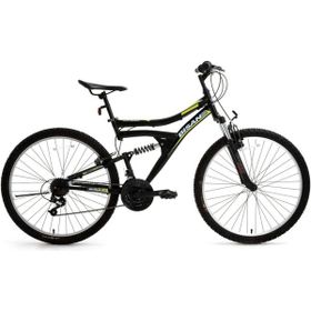 Bisan MTS4300 24 Jant 21 Vites Amortisörlü 40 cm Siyah Sarı Dağ Bisikleti
