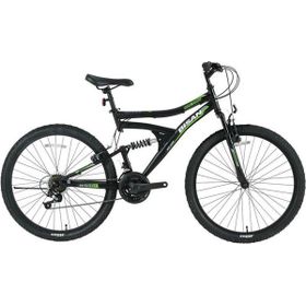Bisan MTS4300 24 Jant 21 Vites Amortisörlü 40 cm Siyah Yeşil Dağ Bisikleti