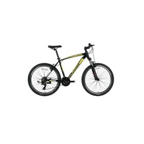 Bisan MTX 7100 27.5 Jant 21 Vites 48 cm Mat Siyah Sarı Erkek Dağ Bisikleti