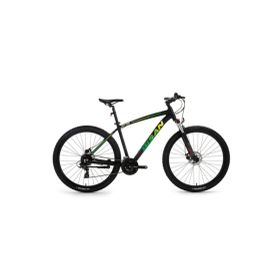 Bisan MTX 7200 43 cm MD 29 Jant 24 Vites Mat Siyah Yeşil Dağ Bisikleti