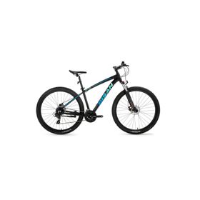 Bisan MTX 7200 Mat Siyah Mavi 43 cm Kadro 26 inç Jant 24 Vites Dağ Bisikleti