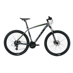 Bisan Mtx 7300 Hd Fren 24 Vites 27.5 Jant Metalik Gri Yeşil 19 Kadro Dağ Bisikleti