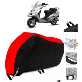 Bisan Pasific 125 Siyah Arka Çanta Uyumsuz Ultra Kalın Su Geçirmez Motor Brandası