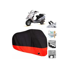Bisan Pasific 125 Siyah Arka Çanta Uyumsuz Ultra Kalın Su Geçirmez Motor Brandası