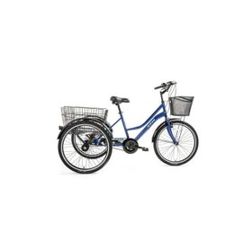 Bisan Porter 44 cm V 24 Jant 3 Vites Lacivert Beyaz Üç Tekerli Bisiklet