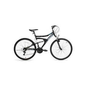 Bisan Ranger 42 cm V 26 Jant Amortisörlü 21 Vites Mat Siyah Mavi Dağ Bisikleti