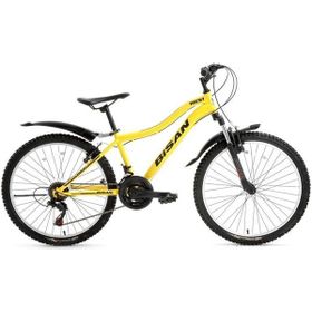 Bisan Rocky 42 cm V 26 Jant 21 Vites Cat Sarı Siyah Erkek Dağ Bisikleti