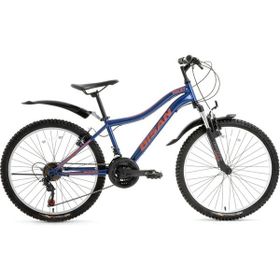 Bisan Rocky 42 cm V 26 Jant 21 Vites Lacivert Kırmızı Erkek Dağ Bisikleti