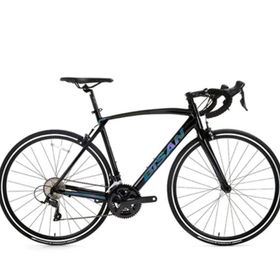 Bisan Rx 9500 105 22V 54 cm Parlak Siyah Mor Yeşil Yol Bisikleti