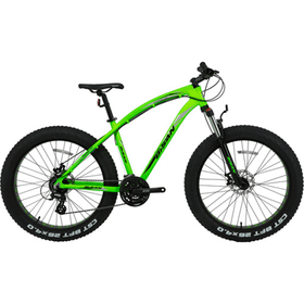 Bisan Savage FT1 Altus Fat Bike 26 Jant 8 Vites 43 cm Siyah Yeşil Dağ Bisikleti