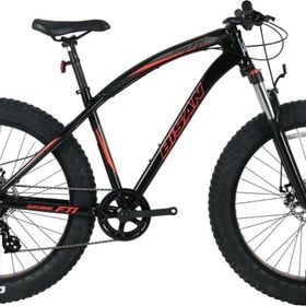 Bisan Savage FT1 Fat Bike MD Fren 26 Jant 10 Vites 46 Kadro Parlak Siyah Kırmızı Dağ Bisikleti
