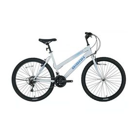 Bisan Sentiero 42 cm V 24 Jant 21 Vites Metalik Beyaz Mavi Kadın Dağ Bisikleti