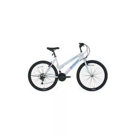 Bisan Sentiero 42 cm V 24 Jant 21 Vites Metalik Beyaz Mavi Kadın Dağ Bisikleti