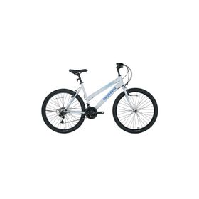 Bisan Sentiero 42 cm V 24 Jant 21 Vites Metalik Beyaz Mavi Kadın Dağ Bisikleti