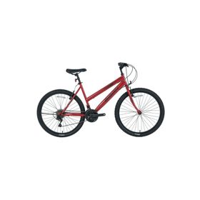 Bisan Sentiero 42 cm V 24 Jant 21 Vites Metalik Kırmızı Siyah Kadın Dağ Bisikleti