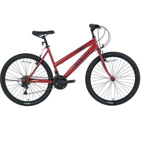 Bisan Sentiero V 24 Jant 21 Vites 44 cm Beyaz Kırmızı Kadın Dağ Bisikleti