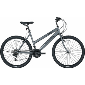 Bisan Sentiero V 24 Jant 21 Vites 44 cm Gri Siyah Kadın Dağ Bisikleti