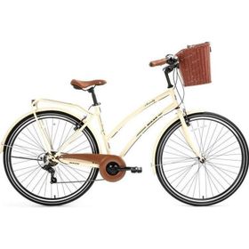 Bisan Serenity 48 cm V 28 Jant Nex.3 Vites Krem Siyah Kadın Şehir Bisikleti
