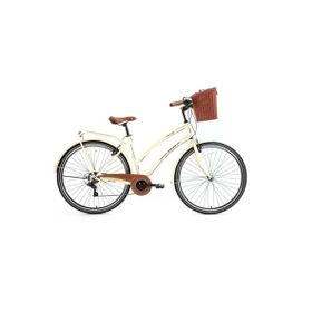 Bisan Serenity 48 cm V 28 Jant Nex.3 Vites Krem Siyah Kadın Şehir Bisikleti