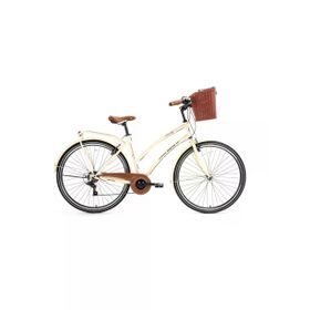 Bisan Serenity 48 cm V 28 Jant Nex.3 Vites Krem Siyah Kadın Şehir Bisikleti