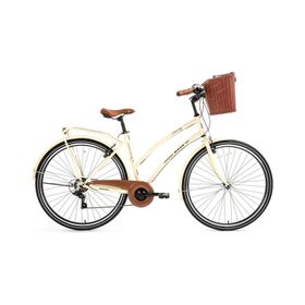 Bisan Serenıty S 48 cm V 28 Jant 7 Vites Krem Siyah Kadın Şehir Bisikleti