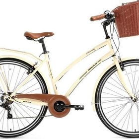 Bisan Serenıty S 48 cm V 28 Jant 7 Vites Krem Siyah Kadın Şehir Bisikleti