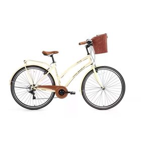 Bisan Serenıty S 48 cm V 28 Jant 7 Vites Krem Siyah Kadın Şehir Bisikleti