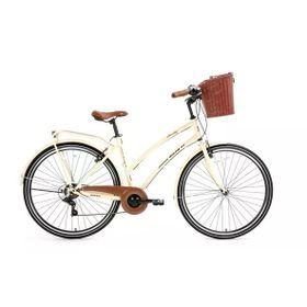 Bisan Serenıty S 48 cm V 28 Jant 7 Vites Krem Siyah Kadın Şehir Bisikleti
