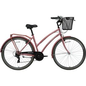 Bisan Serenity S V Fren 7 Vites 28 Jant Metalik Pembe Silver 46 Kadro Kadın Şehir Bisikleti