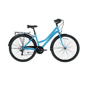 Bisan Smile Mavi Siyah 44 cm V 28 Jant 7 Vites Kadın Şehir Bisikleti