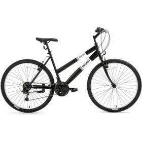 Bisan Thunder 47 cm V 26 Jant 18 Vites Mat Siyah Beyaz Kadın Dağ Bisikleti